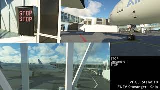 ENZV Stavanger airport - Sola video