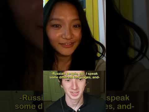 Her Reaction When I Spoke Chinese😂