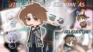 Jinx react to kim dan as Gojo satoru | 1/2 | Kim dan/Gojo Harem ⁉️ /♡Shashie_chan♡\`Ty for watching`