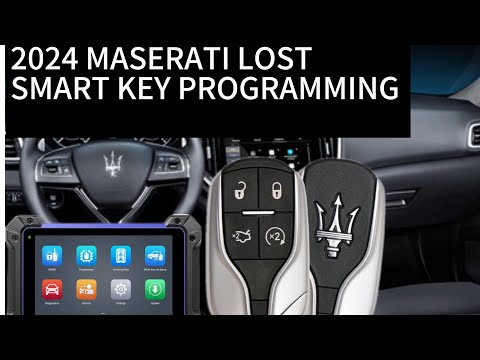 2024 Maserati Quattroporte All Keys Lost | Smart Key Programming with Autel IM608 Pro2