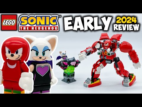 Knuckles' Guardian Mech Review! 2024 LEGO Sonic the Hedgehog Set 76996