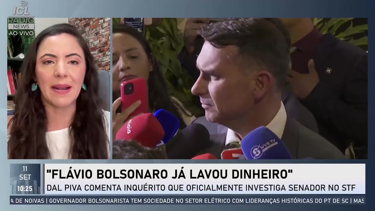  Flávio Bolsonaro já lavou dinheiro. Confira o comentário de Juliana Dal Piva