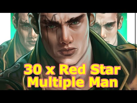 Multiple Man | 30 x Red Stars Opening | Ability Overview | Marvel Strike Force - Free to Play