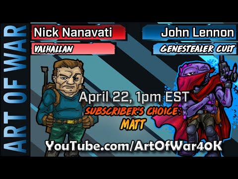 Nick Nanavati's most hated faction? Imperial Guard vs Genestealer Cults