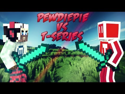 Pewdiepie vs Tseries - Minecraft