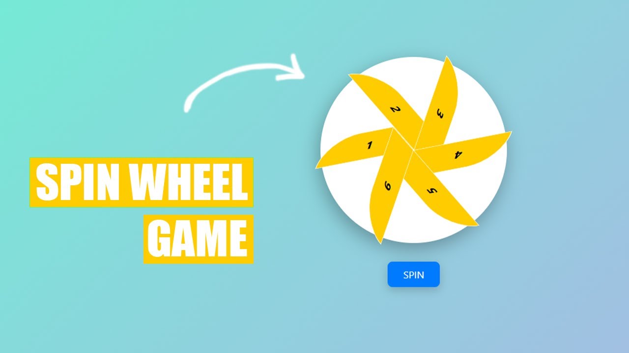 🎯 Spin Wheel Game Using HTML, CSS & JavaScript 🎯