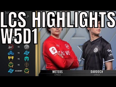 LCS Highlights ALL GAMES Week 5 Day 1 Spring 2020 League of Legends Championship Series