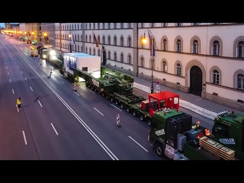 StB Verkehrstechnik GmbH - VLM & Begleitung II Schwertransport Gasturbine München Spedition Kübler