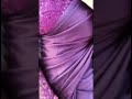 Purple Satin Saree Bawramann Shorts Fashion Fashiondesigner