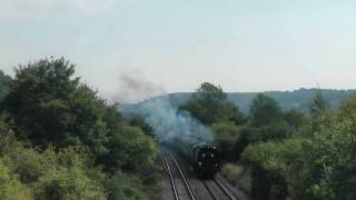 preview picture of video '34067 Tangmere on the Weymouth Seaside Express 31/7/11'