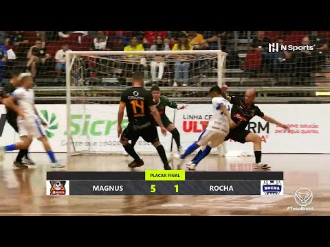 MAGNUS-SP 5 x 1 ROCHA-PA | Melhores Momentos 3ª RODADA Taça Brasil 2022