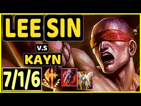 GILIUS (LEE SIN) vs KAYN - 7/1/6 KDA JUNGLE CHALLENGER GAMEPLAY - EUW