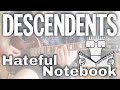 Descendents - Hateful Notebook [Everything sucks #10] (Guitar cover)