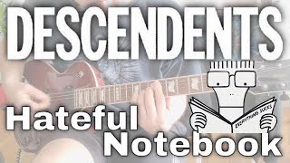 Descendents - Hateful Notebook [Everything sucks #10] (Guitar cover)