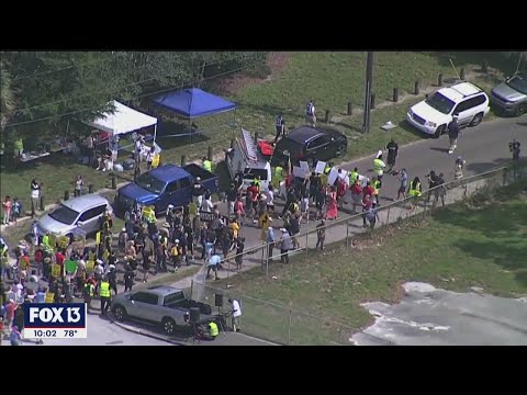 Black Lives Matter rally in Tampa