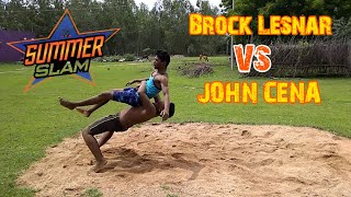 wwe Brock Lesnar vs John Cena Summerslam 2014