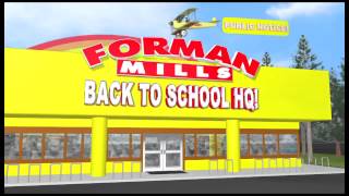 Forman Mills Labor Day & Back To School Fashion BLOWOUT!