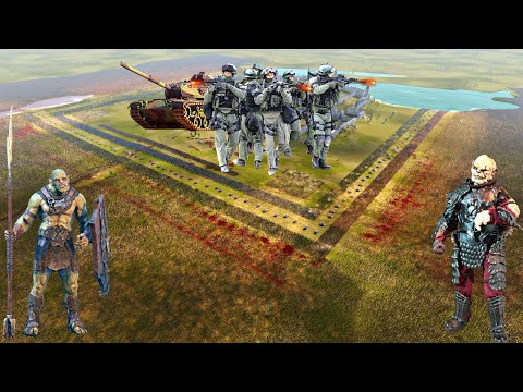 3,000,000 ORC WARRIORS INVADE SPECIAL FORCES BASE - Epic Battle Simulator 2 - UEBS 2