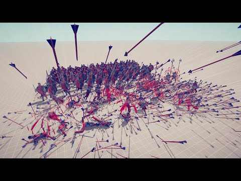 Medieval Army VS Arrow Rain TABS Totally Accurate Battle Simulator Egyptian Update