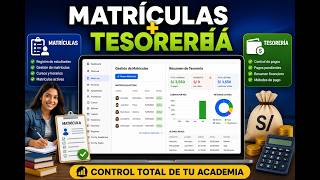 Sistema para Academias | Gestión de Matrículas y Tesorería