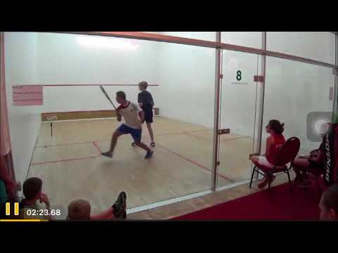 Mohamed Ouda vs Fabian Germany 2017 squash set 1