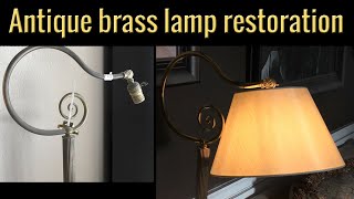 Antique lamp restoration