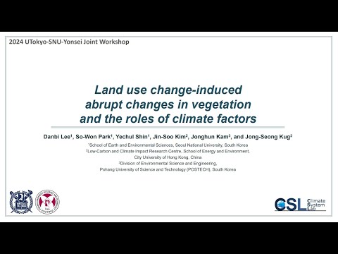 Land use change-induced abrupt changes in vegetation and the roles of climate factors