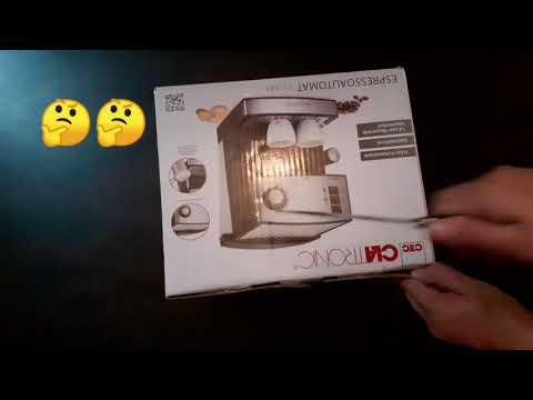 Clatronic ES 3643 Espresso Kavos aparatas 1.6 L video