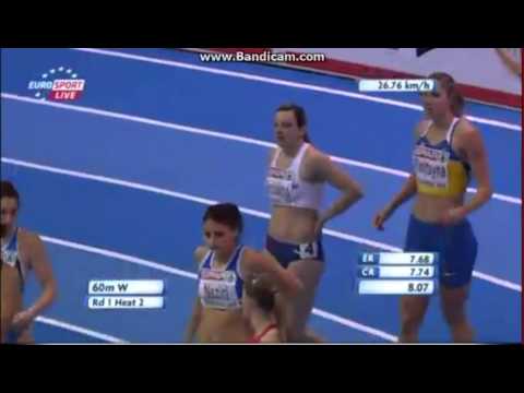 European Athletics Indoor Chamionshpis, Göteborg 2013, 60 m Women hurdles Rd 1 heat 2