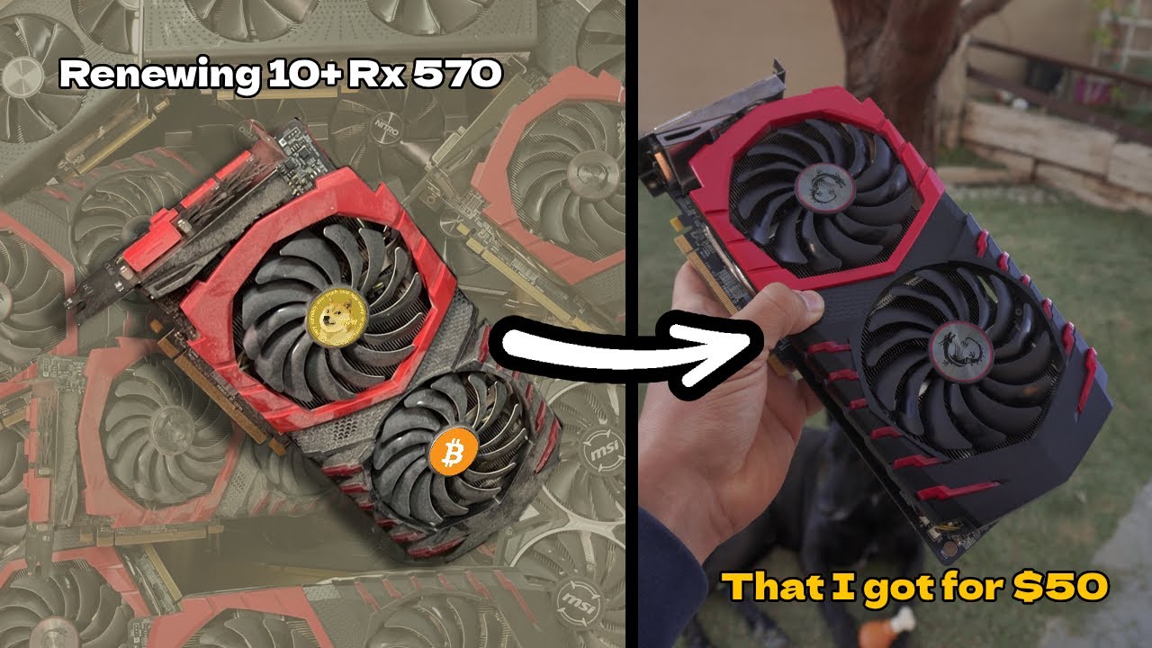 I Bought 10 Graphics Cards for $50 - Renovating the Cards