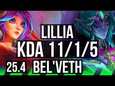 LILLIA vs BEL'VETH (JGL) | 11/1/5, Legendary | KR Challenger | 25.4
