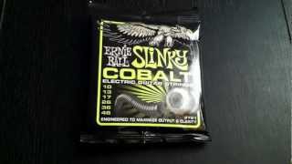 Video thumbnail for Ernie Ball Slinky Cobalt (10-46) String Demo by AskAGuitarPro