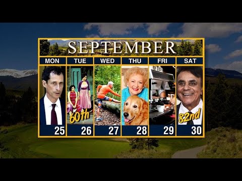 Calendar: Week of September 25