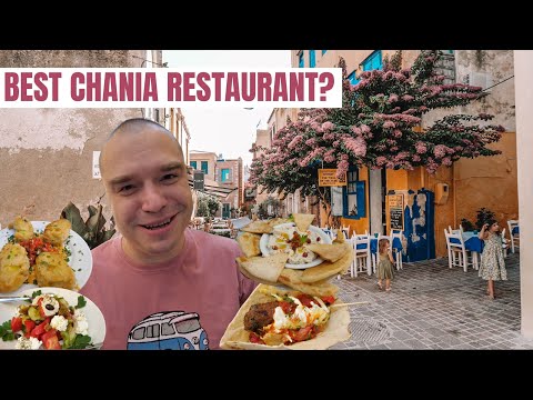 The Best Greek Food in Chania Crete? Eating at The Well of The Turk | Mediterranean Food