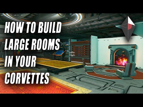 HOW TO BUILD LARGE ROOMS FOR YOUR CORVETTE IN NO MANS SKY