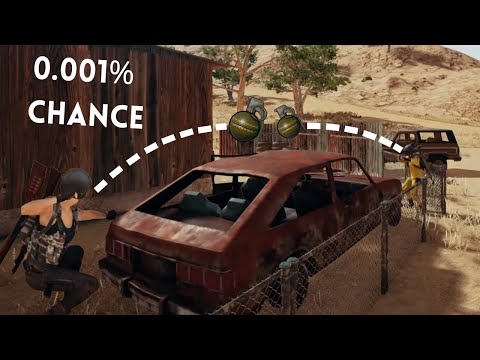 0.001% CHANCE MOMENTS IN PUBG