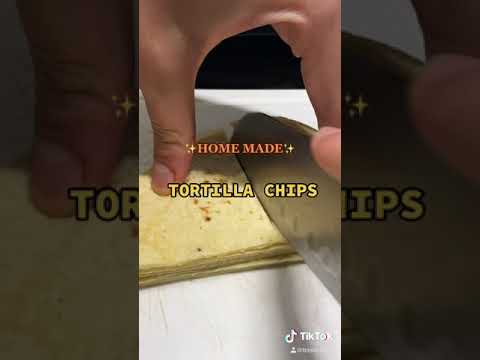 Airfryer Home-made Tortilla Chips in under 15 minutes