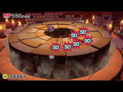 Paper Mario The Origami King Walkthrough Part 20-2: Temple of Shrooms 2