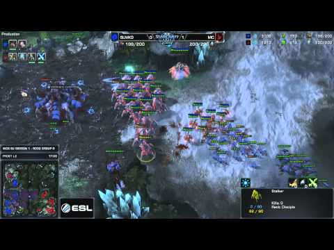 MC vs Slivko Starcraft 2 WCS Europe Premiere RO32 2014 Season 1 Group A Set 1