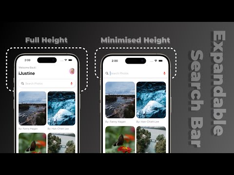 Expandable Search Bar + Progressive Blur Effect | SwiftUI | Xcode 16
