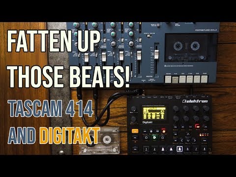 Poorman's Analog Heat || Digitakt and Tascam 414 MKii