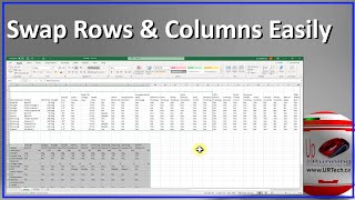 Easily Swap Rows & Columns in Excel