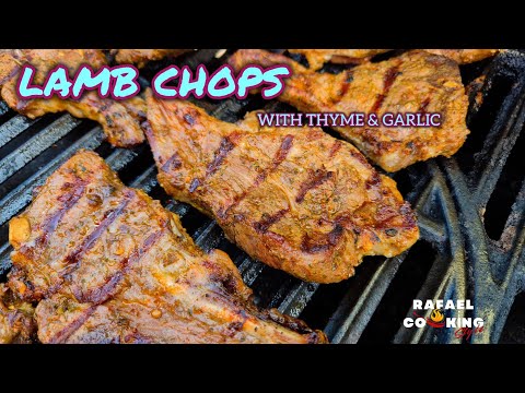 LAMB CHOPS MARINATED WITH FRESH THYME, GARLIC, & SWEET PAPRIKA