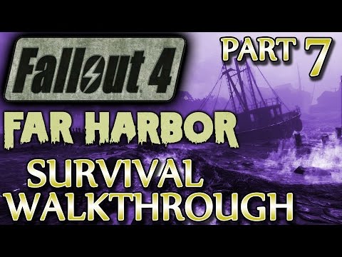 Ⓦ Fallout 4 Far Harbor DLC Walkthrough ▪ Part 7: Defending Uncle Ken, etc. [SURVIVAL]