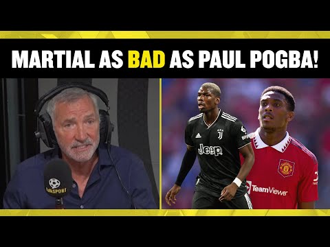 MARTIAL AS BAD AS POGBA! 😳🔥  Graeme Souness GOES IN on Manchester United's Anthony Martial