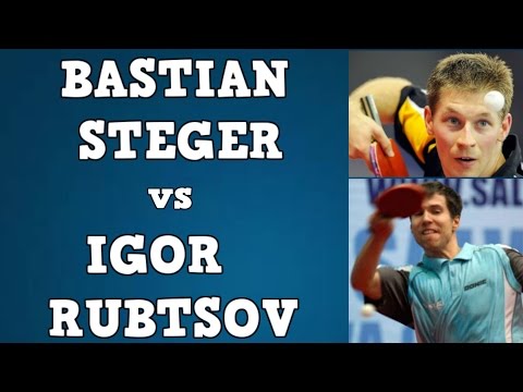 BASTIAN STEGER vs IGOR RUBTSOV (Team 1/4 ETTC 2008/Table tennis/Tischtennis/Tennis de table)