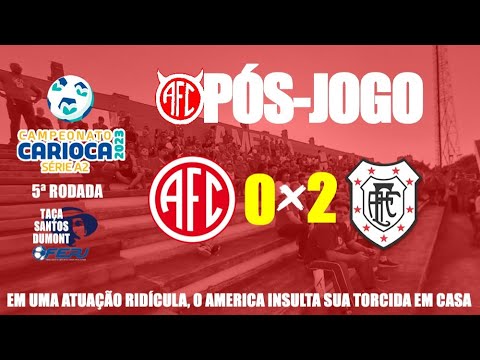 Pós-Jogo: America 0x2 Americano