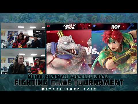 Gwinnett Brawl December 2018 - NameFireBall(K. Rool) vs Hyper(Roy) - Smash Ultimate W. Round 2