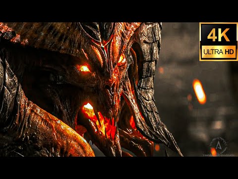 DIABLO 3 | Imperius Archangel Vs Diablo Prime Evil Battle Cinematic 4K UHD