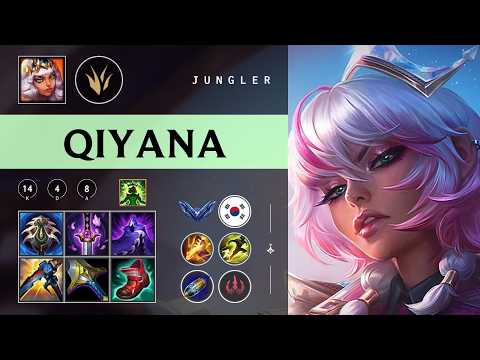 Qiyana Jungle vs Elise - KR Diamond Patch 26.03